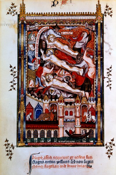 علم سانت دينيس ، St Rustic and St Eleutherius ، 1317 بواسطة غير معروف