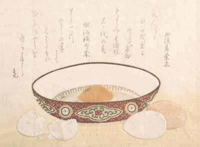 وعاء مسطح بالبيض ، ربما عام 1813. بواسطة غير معروف