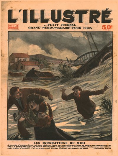 الفيضانات في جنوب فرنسا ، 1932. بواسطة غير معروف