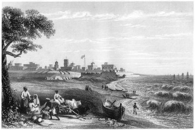 فورت جورج ، مدراس ، الهند ، c1860 بواسطة غير معروف