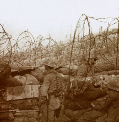 خندق Fosse Froide ، الشمبانيا ، شمال فرنسا ، c1914-c1918 بواسطة غير معروف