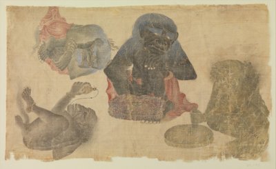 أربعة شياطين أسيرة ، 1470-1500. بواسطة غير معروف
