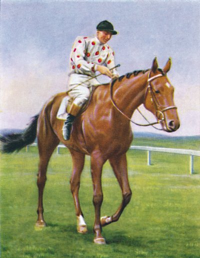 Foxbrough II ، Jockey: P. Beasley ، 1939 بواسطة غير معروف