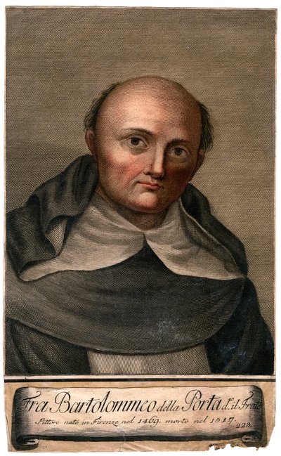 Fra Bartolomeo della Porta ، فنانة عصر النهضة الفلورنسية بواسطة غير معروف