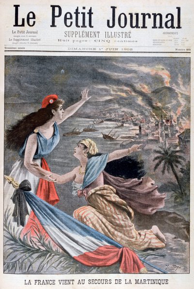 فرنسا تساعد مارتينيك ، 1902 بواسطة غير معروف