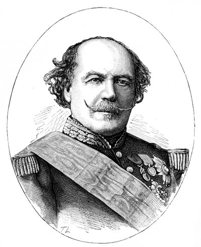فرانسوا سيرتين كانبرت 1809-1895 ، عام ومارشال فرنسا بواسطة غير معروف
