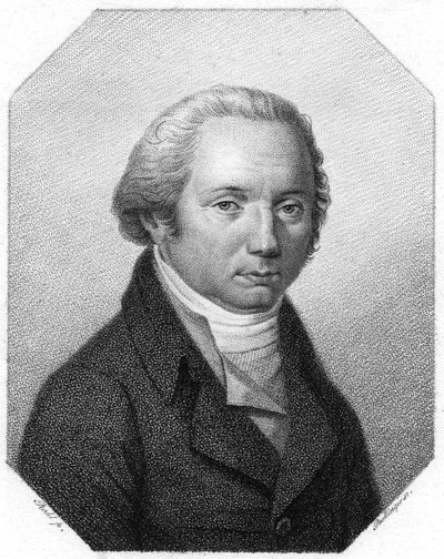 فرانز جوزيف غال ، الطبيب الألماني ومؤسس علم الفرينولوجيا ، c1790 بواسطة غير معروف
