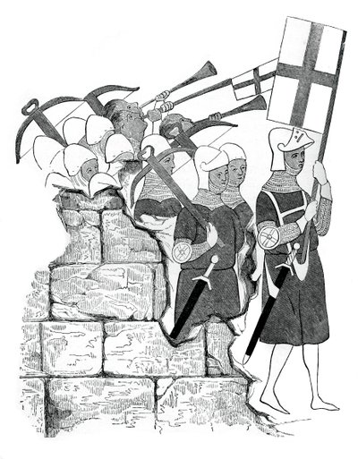 أخوة Cross-Bowmen ، القرن الخامس عشر ، 1870 بواسطة غير معروف