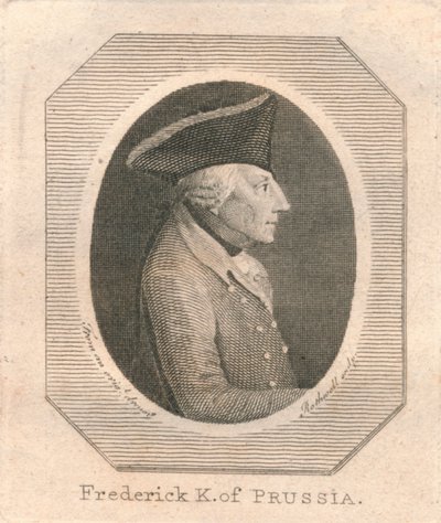 فريدريك ك. من بروسيا ، c1800. بواسطة غير معروف