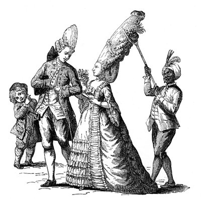 زي فرنسي 1885 بواسطة غير معروف