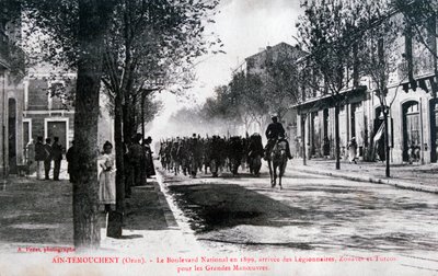 الفيلق الأجنبي الفرنسي ، عين تموشنت ، الجزائر ، 1899 بواسطة غير معروف