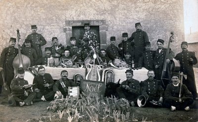 عيد الميلاد الفيلق الأجنبي الفرنسي ، الجزائر ، 1910 بواسطة غير معروف
