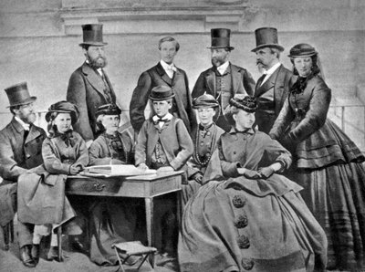 العائلة الإمبراطورية الفرنسية ، 1866 بواسطة غير معروف