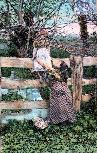 بطاقة بريدية فرنسية ، c1900 بواسطة غير معروف