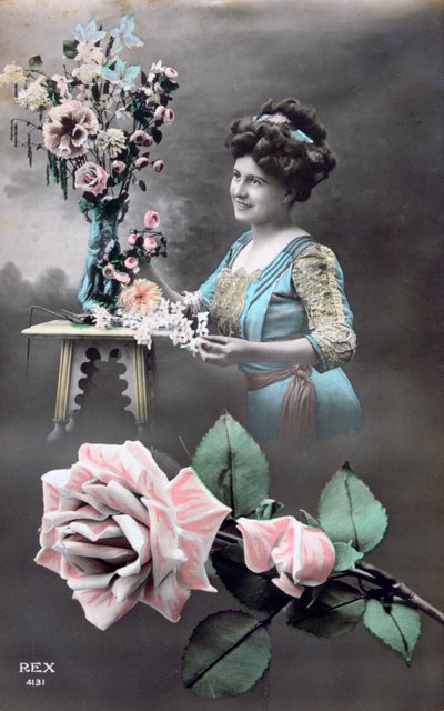 بطاقة بريدية فرنسية ، c1900 بواسطة غير معروف