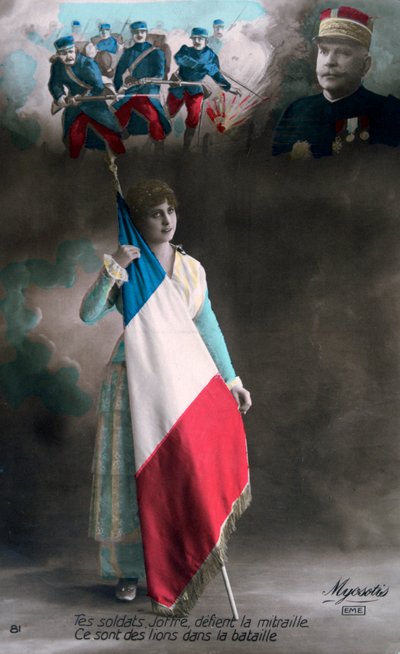 بطاقة بريدية فرنسية للحرب العالمية الأولى ، 1914-1918 بواسطة غير معروف
