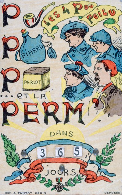 بطاقة بريدية فرنسية للحرب العالمية الأولى ، 1914-1918 بواسطة غير معروف