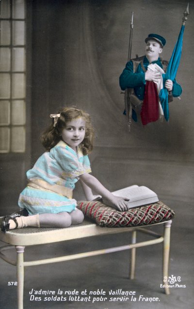 بطاقة بريدية فرنسية للحرب العالمية الأولى ، 1914-1918 بواسطة غير معروف