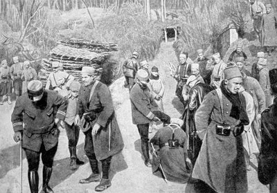 الجنود الاستعماريون الفرنسيون في بيكاردي ، فرنسا ، الحرب العالمية الأولى ، 1915 بواسطة غير معروف