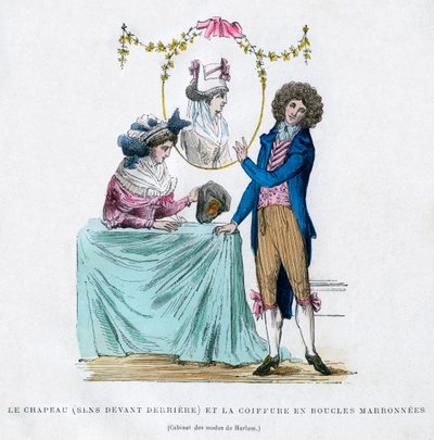 أزياء وتصفيفة الشعر الفرنسية ، أوائل القرن التاسع عشر 1882-1884 بواسطة غير معروف