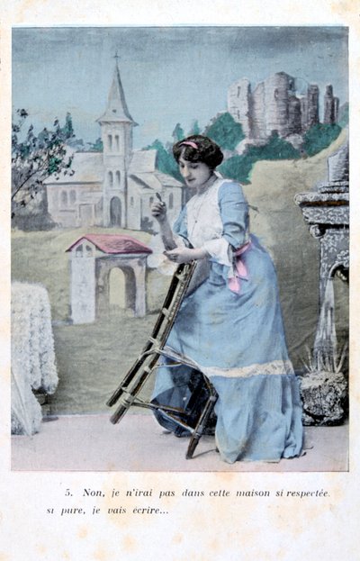 بطاقة بريدية فرنسية ، c1900 بواسطة غير معروف