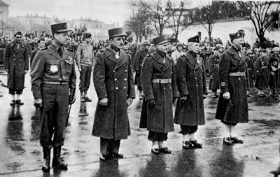 منح الجنود الفرنسيين وسام الفيالق ، مولوز ، فرنسا ، 10 فبراير 1945 بواسطة غير معروف