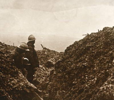 الجنود الفرنسيون في الخنادق ، c1914-c1918 بواسطة غير معروف