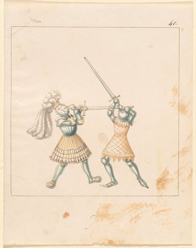 Freydal، The Book of Jousts and Tournament of Emperor Maximilian I: Combats ... Panel 157، c1515. بواسطة غير معروف