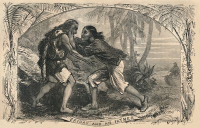 الجمعة ووالده ، c1870 بواسطة غير معروف