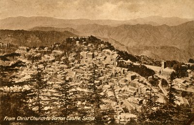 من كنيسة المسيح إلى قلعة جورتون ، شيملا ، c1918-c1939. بواسطة غير معروف
