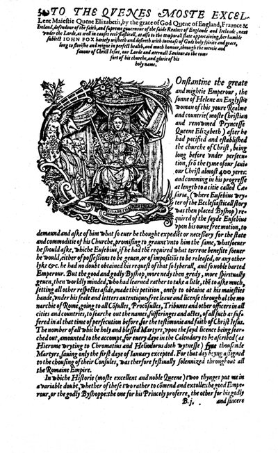 من أيام الإهداءات العظيمة - كتاب الشهداء جون فوكس ، 1563 ، 1946 بواسطة غير معروف