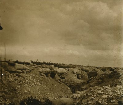 الخط الأمامي ، جونشيري ، شمال فرنسا ، c1914-c1918 بواسطة غير معروف