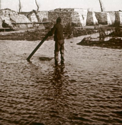 الخط الأمامي ، رامسكابيل ، بلجيكا ، c1914-c1918 بواسطة غير معروف