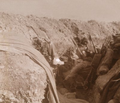خنادق الخط الأمامي ، بوسيجور ، شمال فرنسا ، c1914-c1918 بواسطة غير معروف