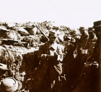 خنادق الخط الأمامي ، c1914-c1918 بواسطة غير معروف