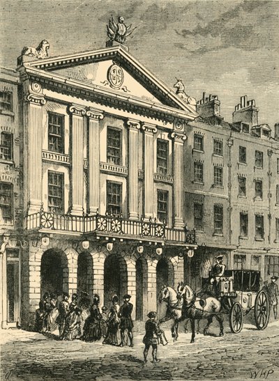 أمام مسرح Old Drury Lane ، 1881. بواسطة غير معروف