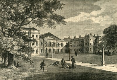 أمام مستشفى Foundling ، c1876. بواسطة غير معروف