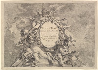 Frontispiece ، من كتاب الأكاديميات الجديد الذي رسمه في روما طلاب الأكاديمية R ... ، 1759. بواسطة غير معروف
