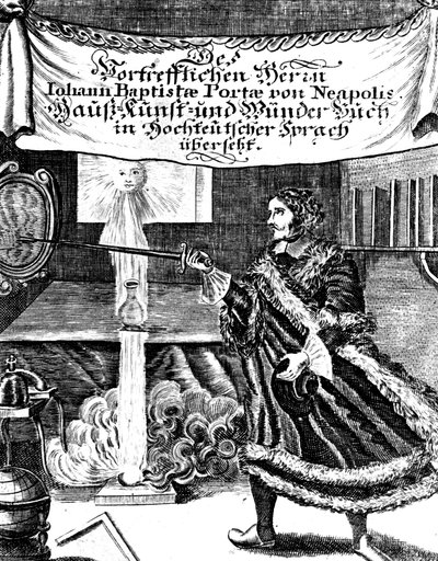صورة من Magia Naturalis بقلم يوهانس بابتيستا ديلا بورتا ، 1715 بواسطة غير معروف