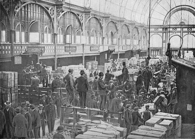 مزادات الفاكهة في Covent Garden Market ، لندن ، c1901 1901 بواسطة غير معروف