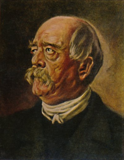 الأمير بسمارك 1815-1898. لوحة المستشار الحديدي بقلم بي كروم ، 1934. بواسطة غير معروف