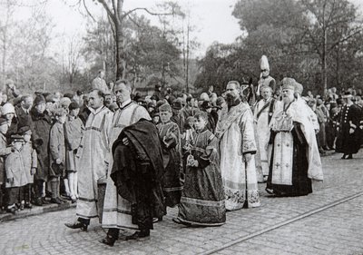 جنازة Tsarina Maria Fyodorovna من روسيا ، روسكيلد ، الدنمارك ، 19 أكتوبر 1928 بواسطة غير معروف
