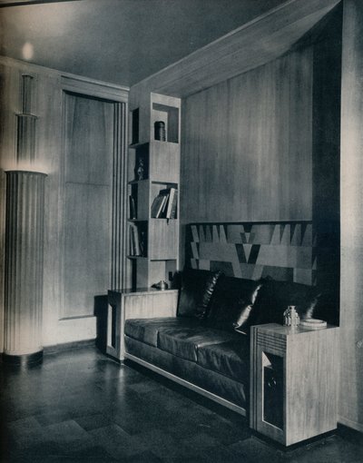 الأثاث والداخلية لمكتب خاص. صممه جوزيف سينيل 1930 بواسطة غير معروف