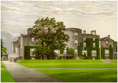 Galloway House ، ويجتاونشاير ، اسكتلندا ، منزل إيرل جالواي ، c1880 بواسطة غير معروف