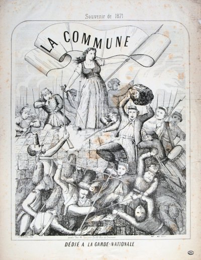 الحرس الوطني ، كومونة باريس ، 1871. بواسطة غير معروف