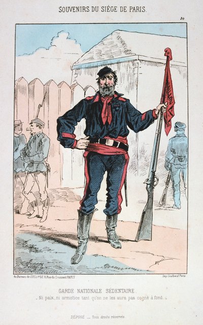 الحرس الوطني المستقر ، حصار باريس ، 1870-1871 بواسطة غير معروف