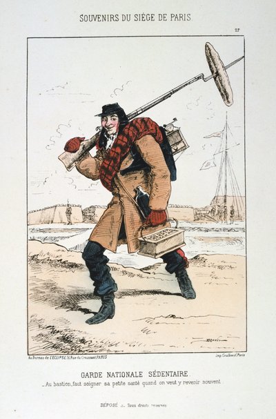 Garde Nationale Sedentaire ، حصار باريس ، 1870-1871. بواسطة غير معروف