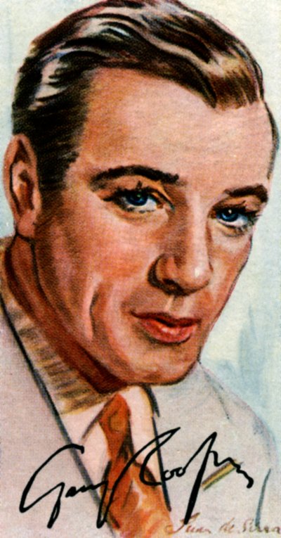 غاري كوبر ، 1901-1961 ، ممثل سينمائي أمريكي من التراث البريطاني ، القرن العشرين بواسطة غير معروف