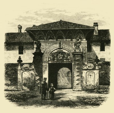 بوابة سيرتوزا ، بافيا ، 1890. بواسطة غير معروف