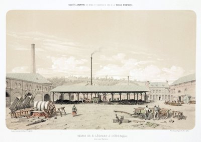 General Industrial Scenes Coal store, St Leonard, Liege, Belgium بواسطة غير معروف